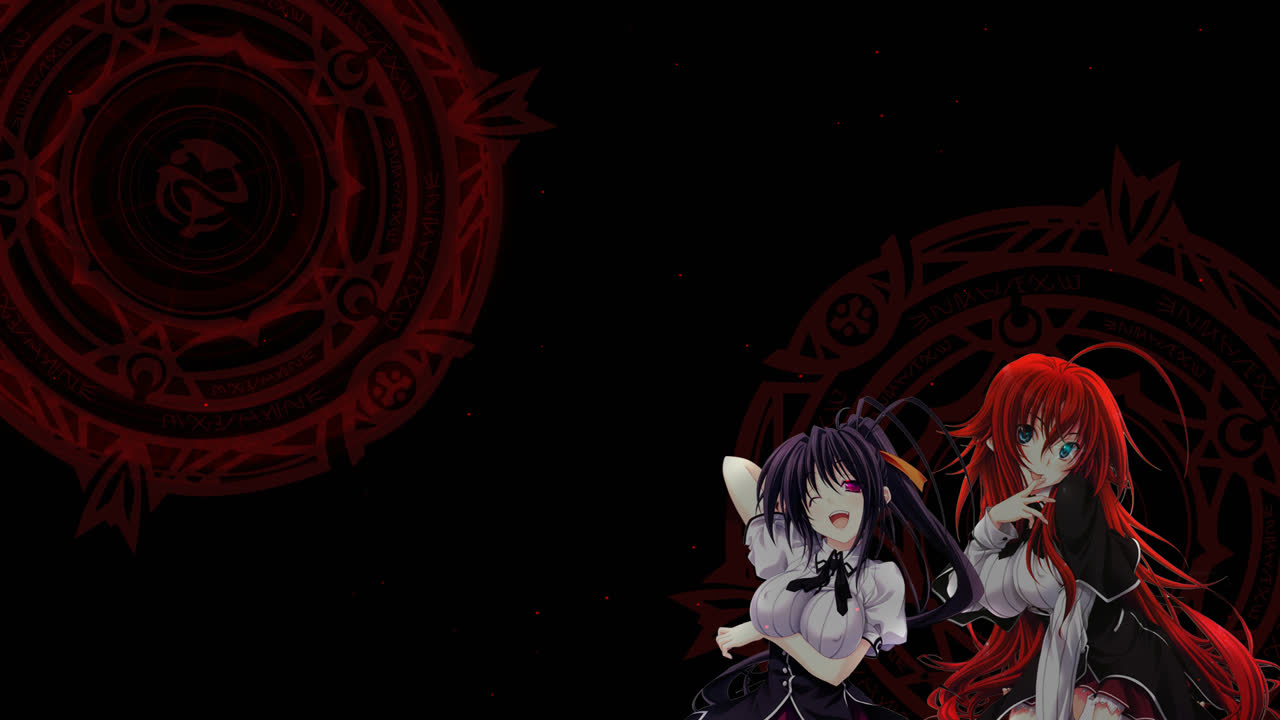 Akeno & Rias 壁纸 高校DxD