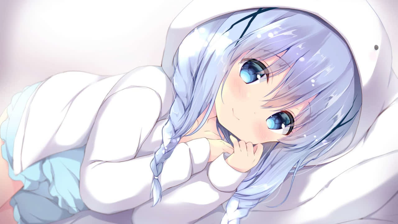 可爱的动漫小女孩