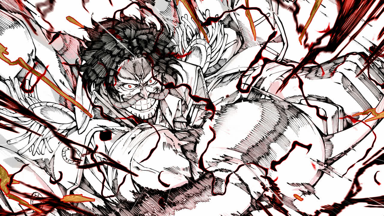 ツイン壁紙1 ゴール・D・ロジャー vs 白ひげ Twin Wallpaper 1 Gol D. Roger vs White Beard 4K