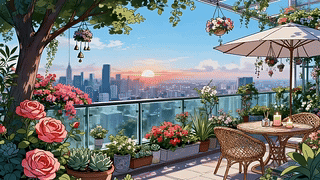 阳台风景