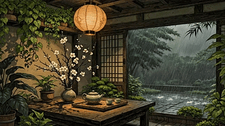 雨夜茶室