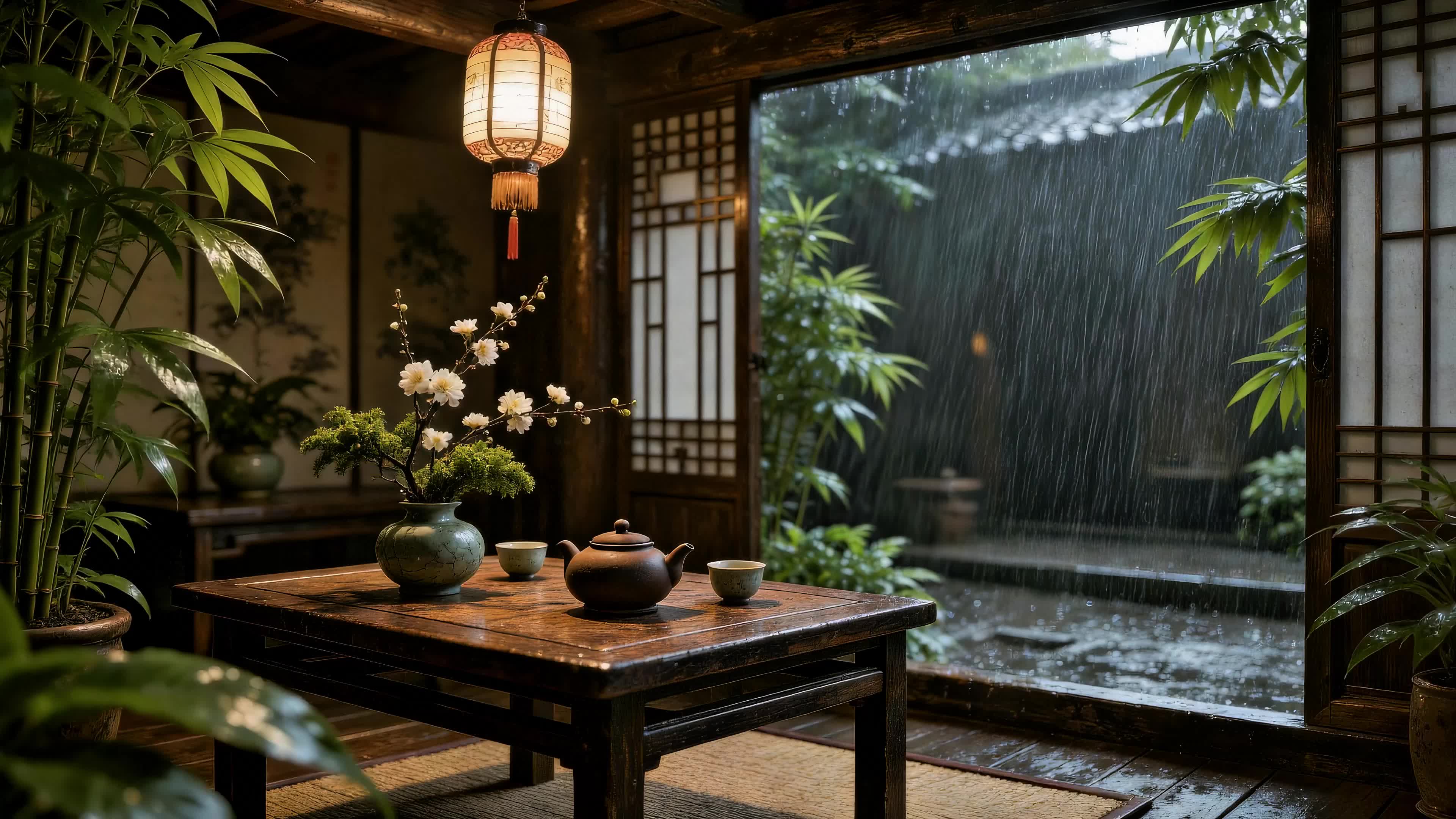 雨夜茶室