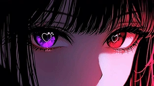 催眠心形眼睛 - 动态壁纸 动态壁纸 | 作者：Luramina