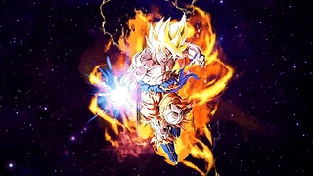 LR 超级赛亚人悟空 - Dokkan Battle 动态壁纸 | 作者：Jub Jub