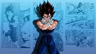 龙珠 - Vegito 动态壁纸 | 作者：EssamDuude