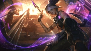 True Damage Akali + Audio Responsive - By 乇卩† 动态壁纸 | 作者：EPTstein981