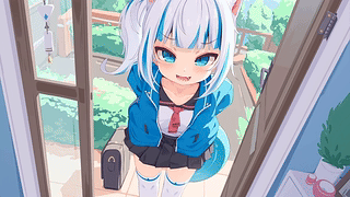 穿制服的Gura