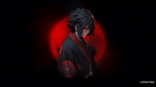 Sasuke Uchiha (4K) 动态壁纸 | 作者：Lawoithen
