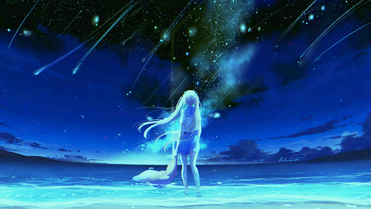 夜晚 海滩