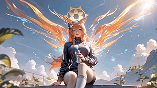 晨光羽翼少女
