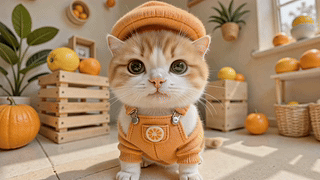 暖色系软萌小猫咪