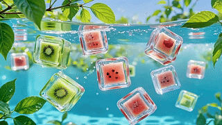 清凉夏日萌趣水果冰