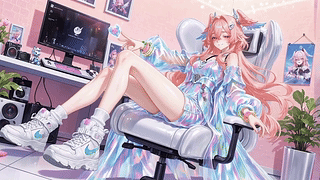 粉发少女的电竞空间