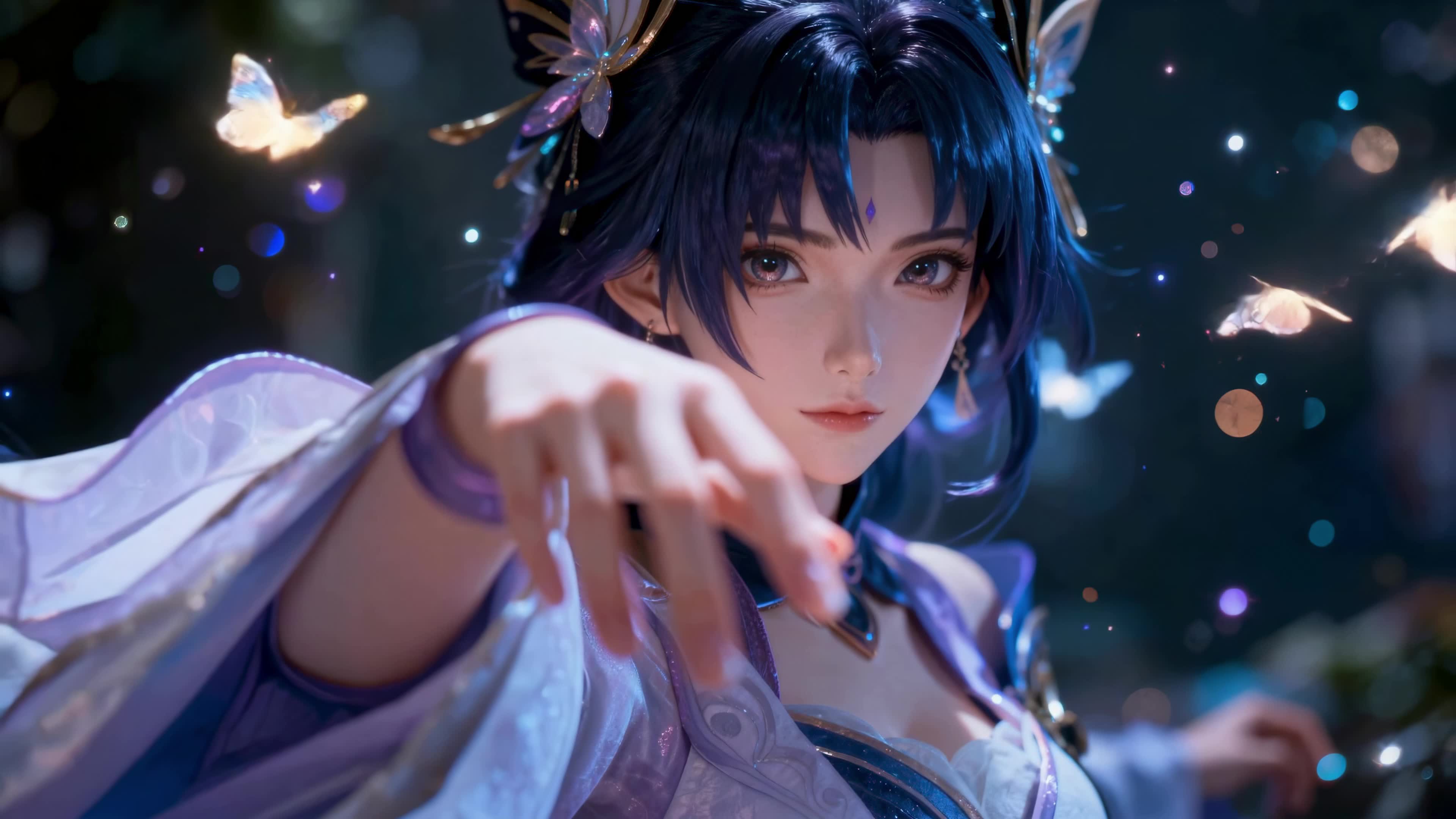 蝶影星眸