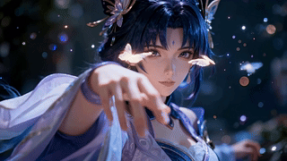 蝶影星眸