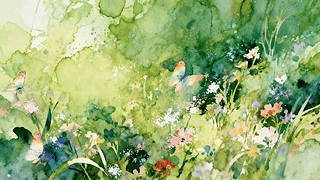 护眼花草树木