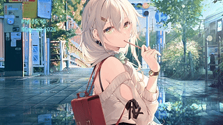 阳光与少女