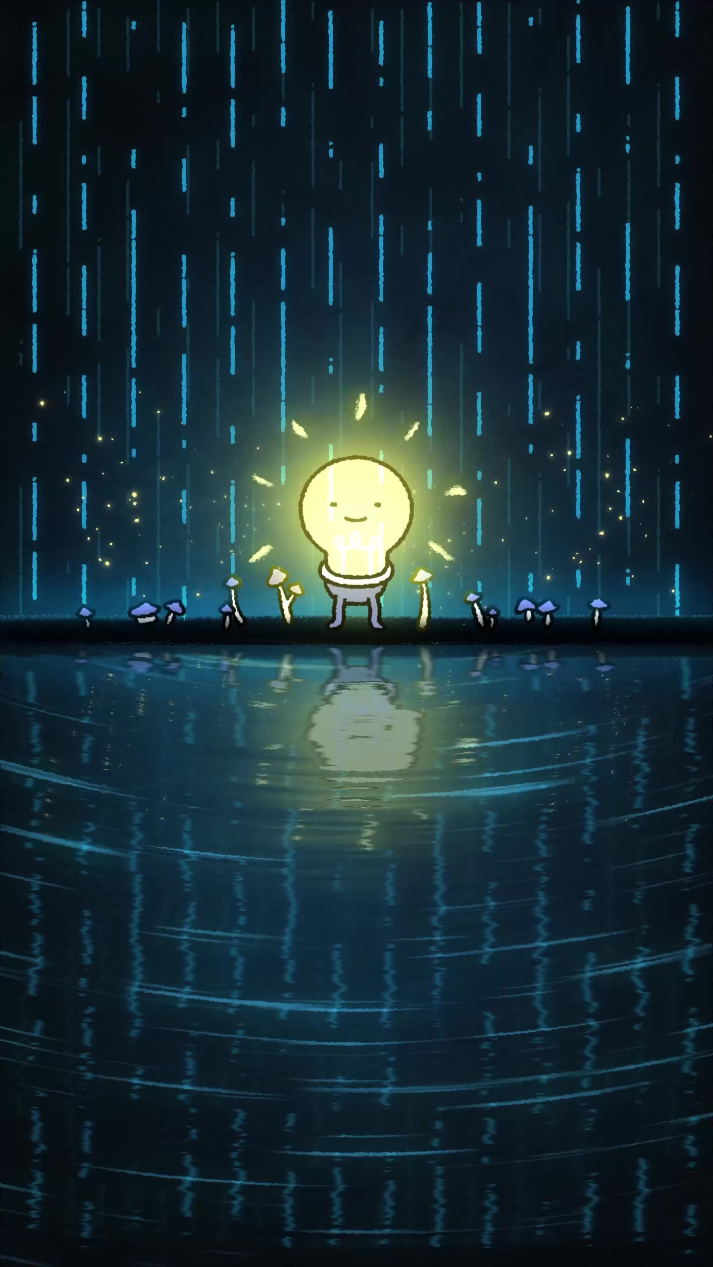 雨林中的可爱灯泡 [手机]