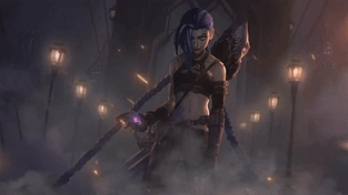 Jinx 动画闪屏艺术 动态壁纸 | 作者：Seter