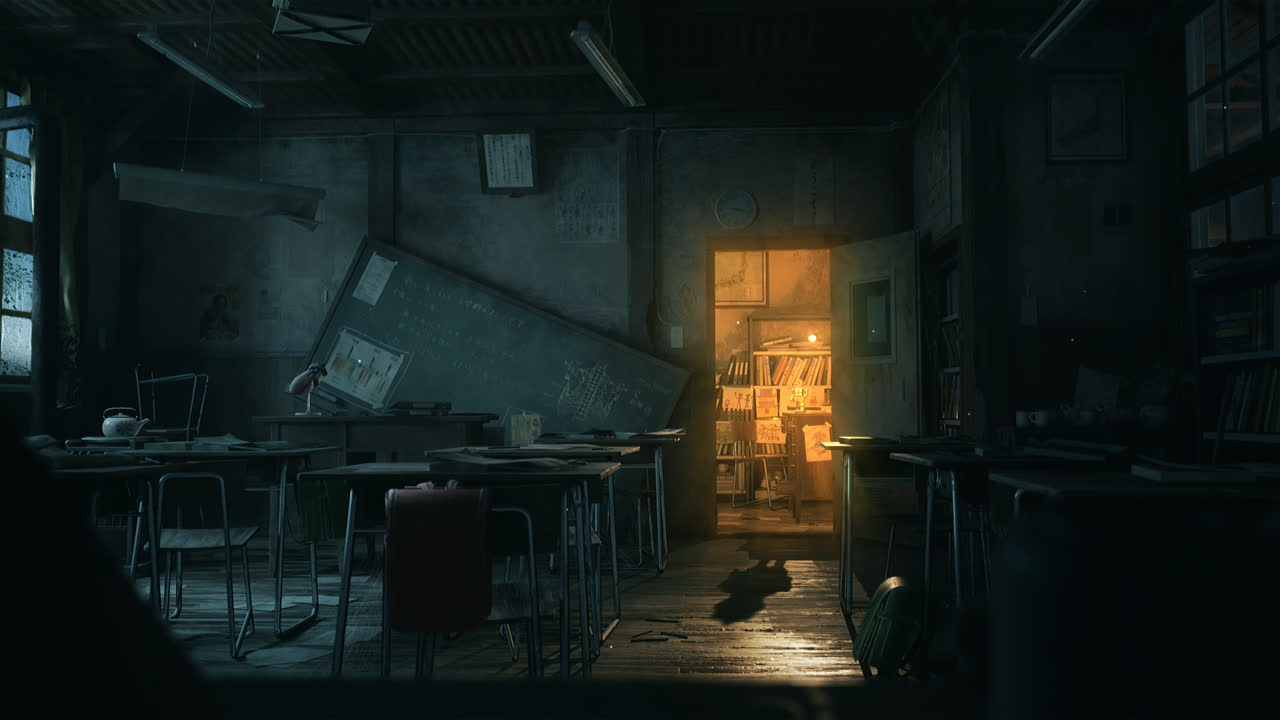 Japanese Classroom (日本の教室) in 4K