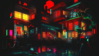The Neon Shallows by LEIKOI