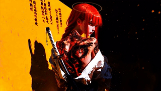 Makima Yakuza 持刀 [火龙] [Chainsaw Man] 4K 动漫