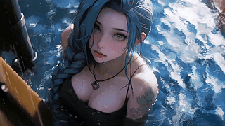 Jinx 在雨中 [Джинкс под дождем] [Namakxin] 4k 动漫