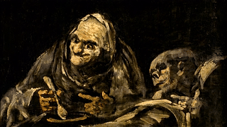 两个老人吃汤 - Francisco de Goya [Coleccion Arte]