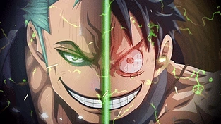 Luffy & Roronoa Zoro 4K 动态壁纸 | 作者：Narubaesu Jackson