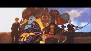 (副歌) Luffy, Zoro, Sanji & Jinbe (One Piece) - Quarteto Monstro | M4rkim 动态壁纸 | 作者：Inimigo do CLT