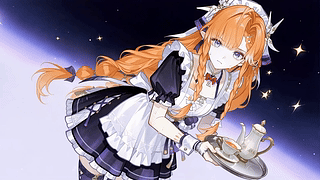 橙发女仆少女