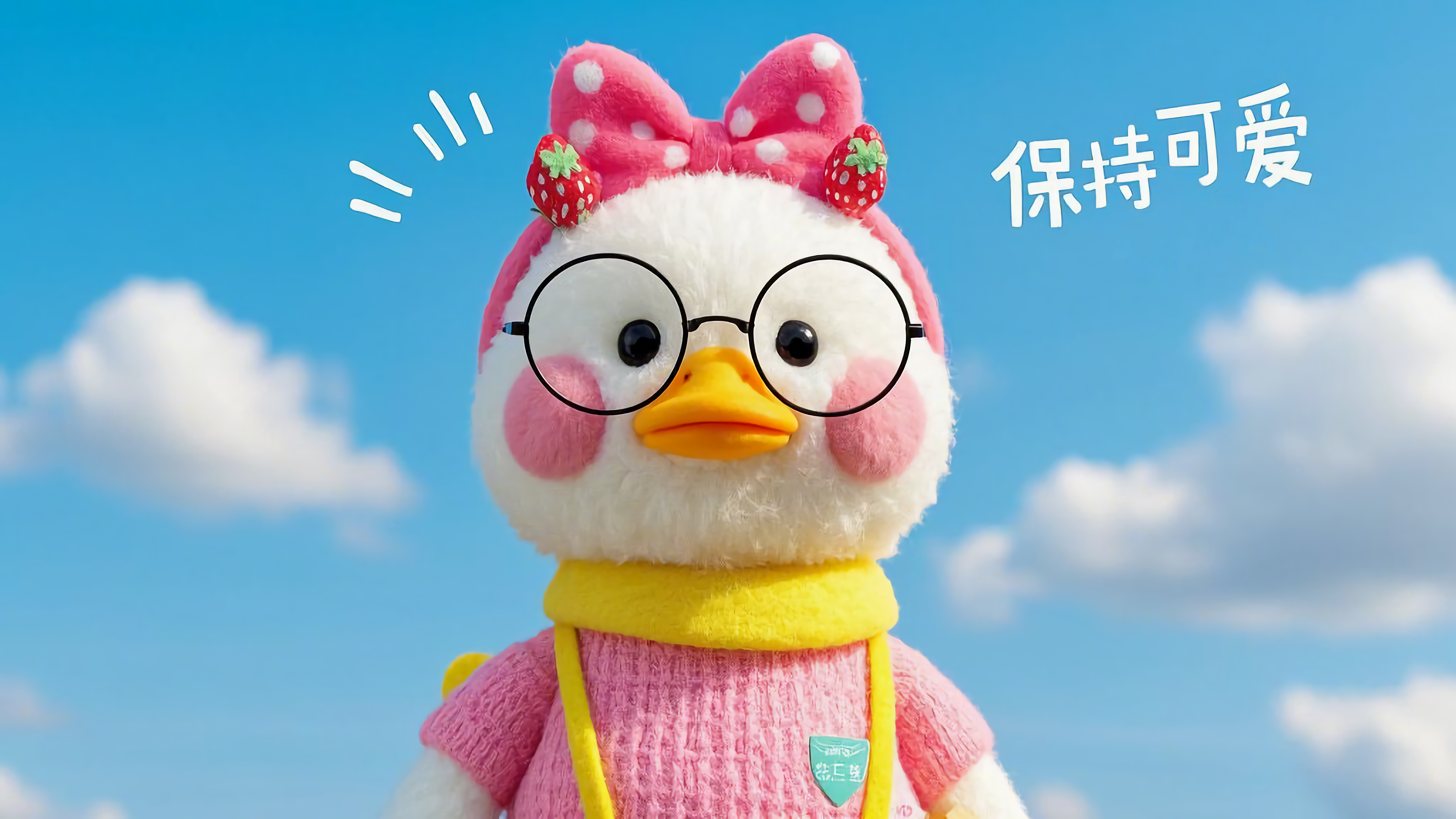 可爱鸭鸭保持可爱