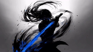 蓝色剑 动态壁纸 | 作者：Ramiz00786