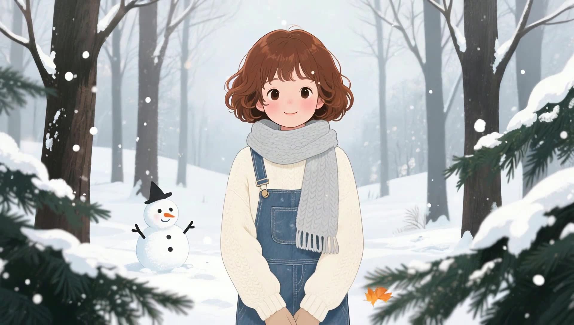 软萌冬日少女