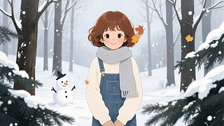 软萌冬日少女
