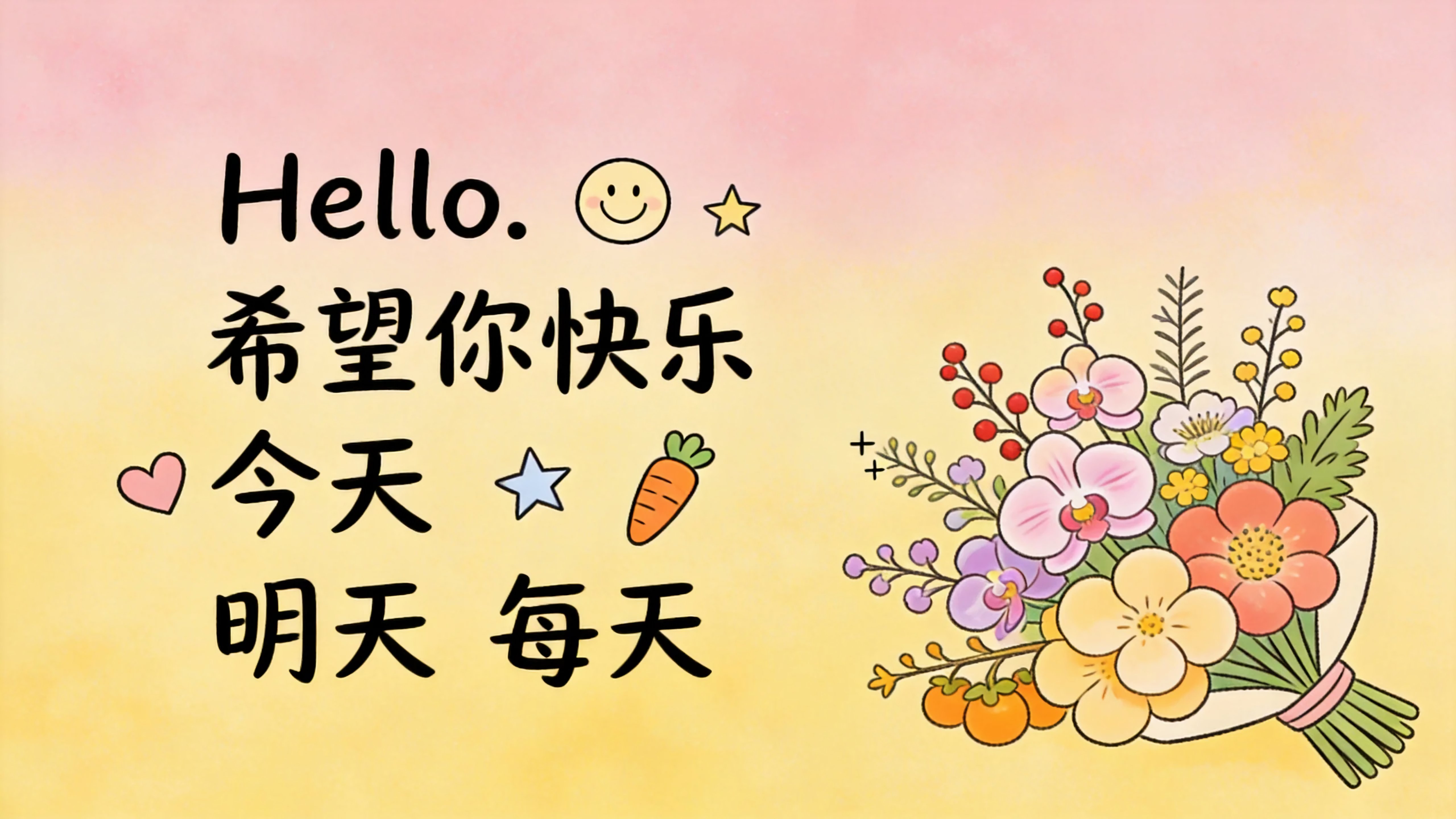 希望你快乐