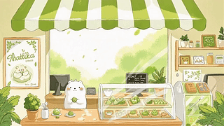 清新小熊甜品店