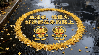 生活慢慢来 好运在路上