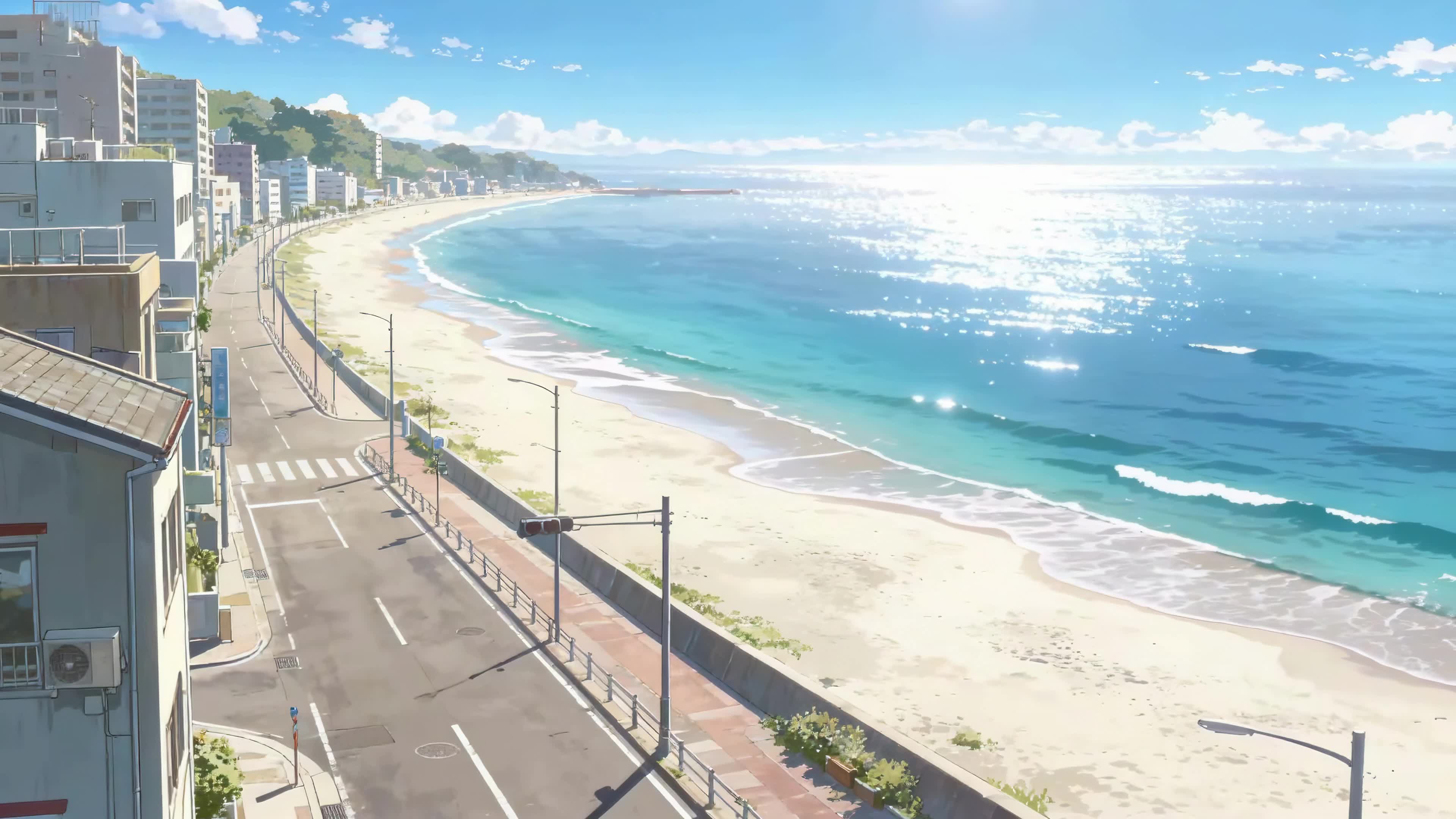 晴日海滨公路
