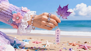 十一月你好 海边浪漫