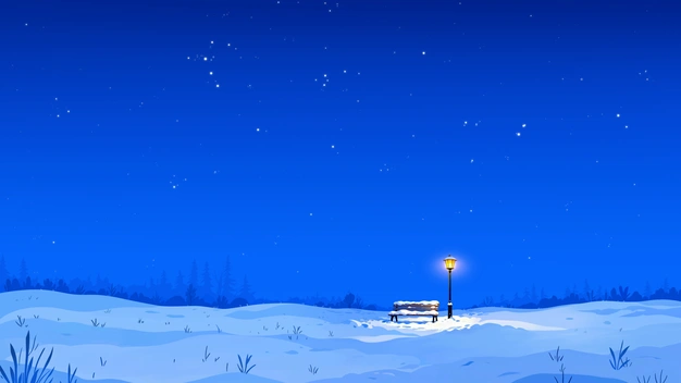 雪夜01_静态4K高清壁纸 动态壁纸 | 作者：ALU