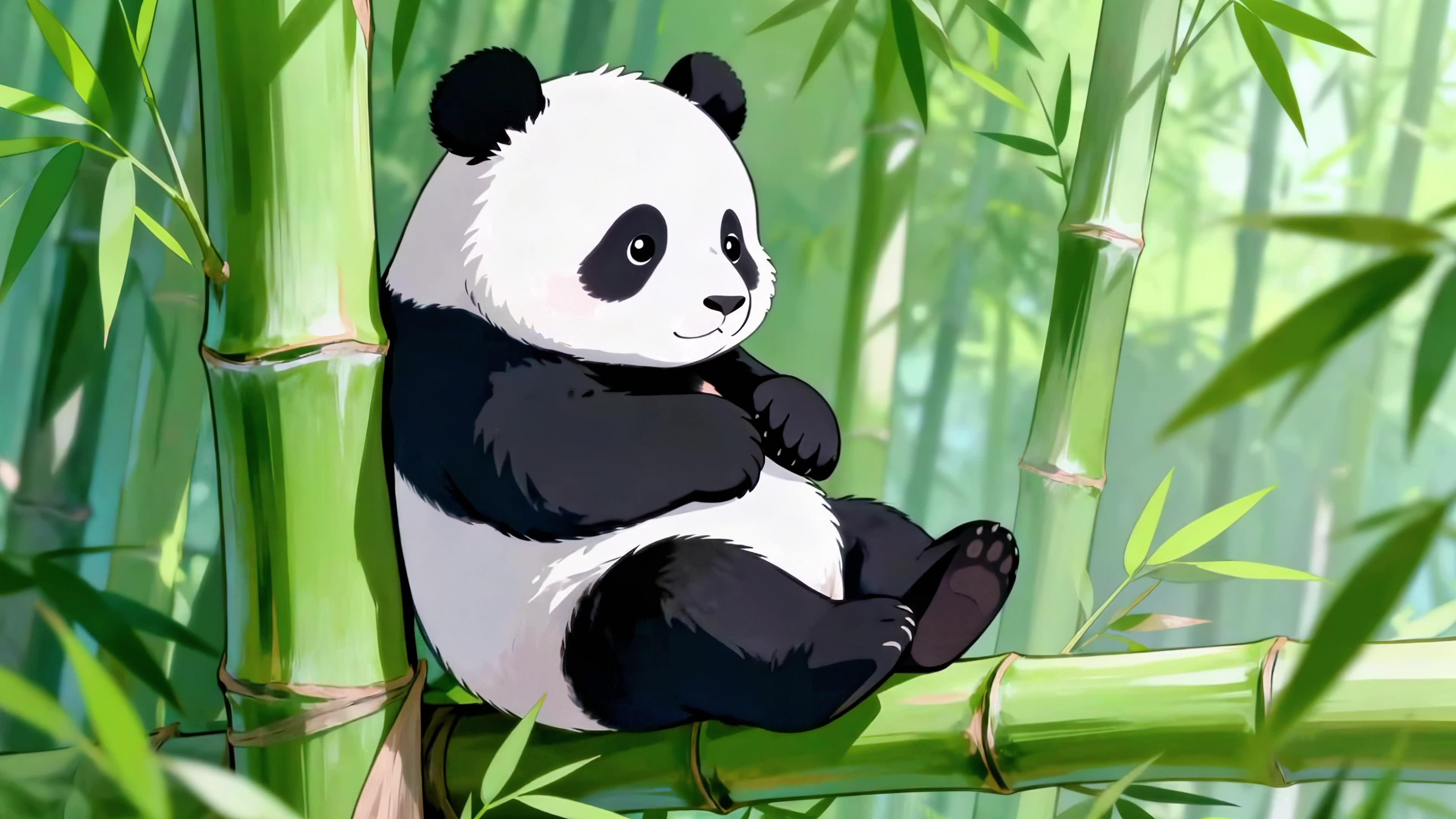 熊猫与竹