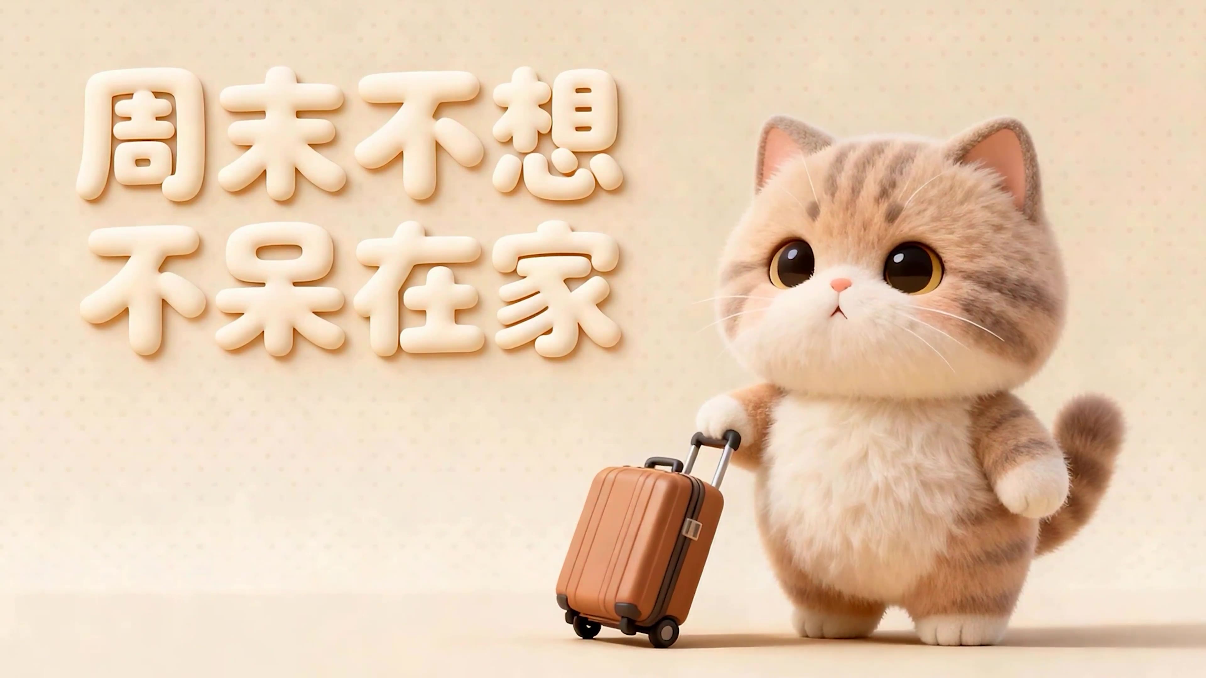 周末不想呆在家