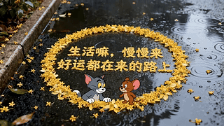 生活慢慢来 好运在路上