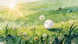 青野蒲公英软萌小生灵