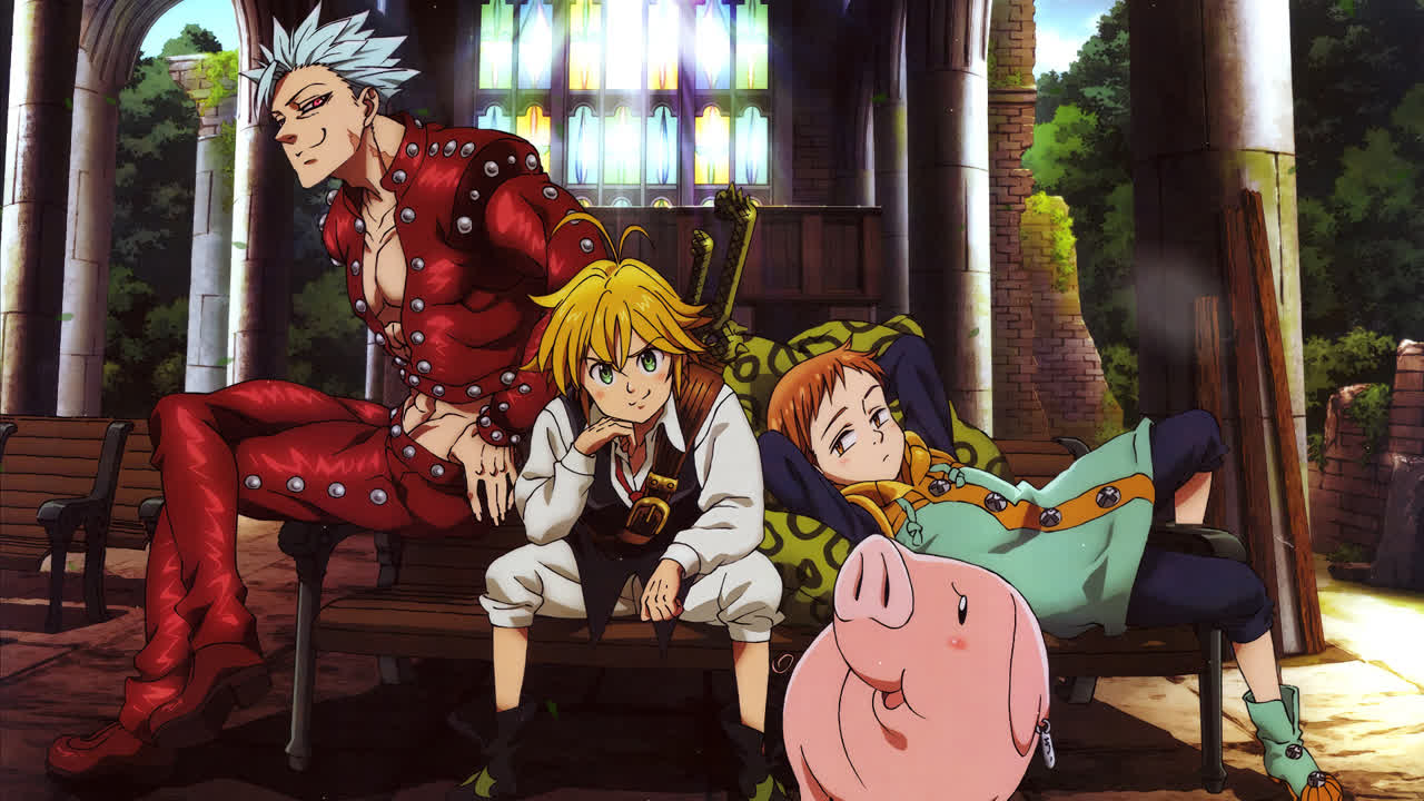 梅利奥达斯、班、金与霍克 - 七大罪 (Nanatsu no Tazai) [4K]
