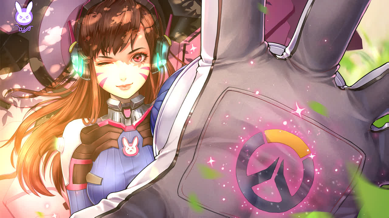 D.Va 放松 - 守望先锋 [4K]