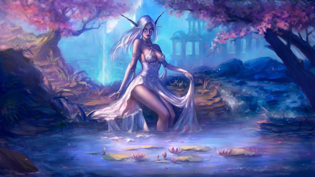 Elune，永恒之源 - 魔兽世界 [4K]