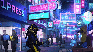 1 PRESS Corporation - 赛博朋克城市