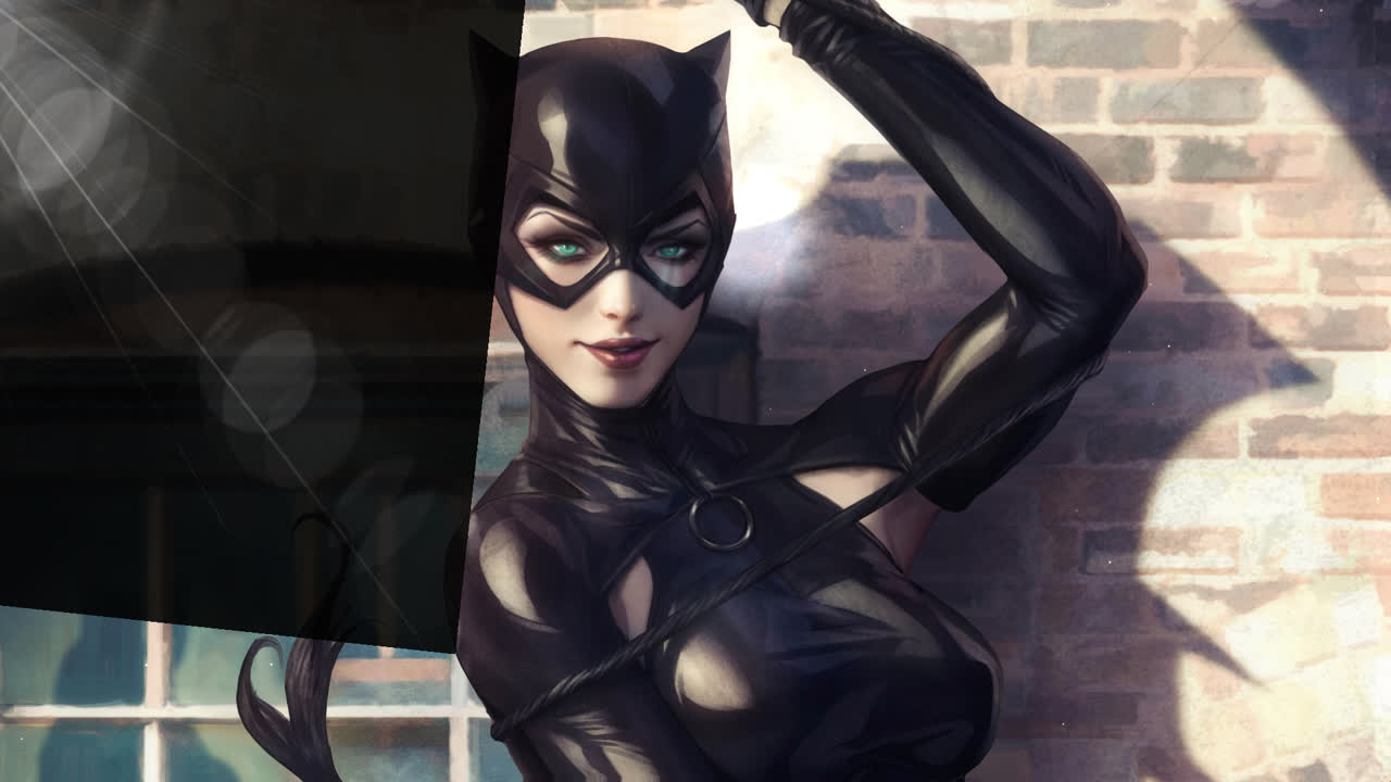 猫女屋顶 - DC Comics (Stanley Artgerm)